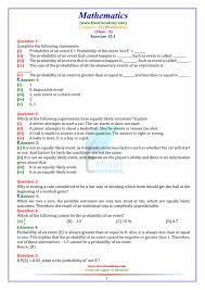 Lesson 2 answer key 45. Ncert Solutions For Class 10 Maths Chapter 15 Probability In Pdf