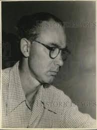 1957 Press Photo Author Irving Stone
