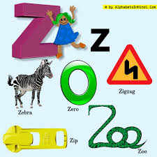 4 · zafu · zags · zany · zaps ; Z For Zebra Alphabet Phonic Sound And 5 Words Hd Image