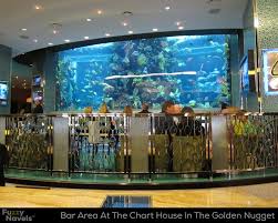 Bar Seating Area In Front Of Huge Aquarium At The Chart