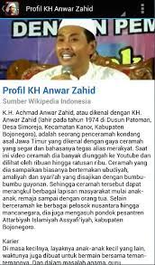 Ceramah Lucu Kh Anwar Zahid For Android Apk Download