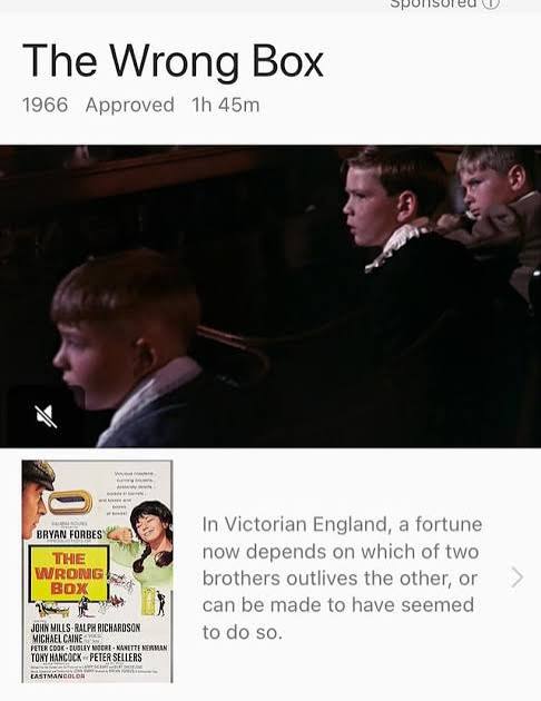The Wrong Box (1966) : r/iwatchedanoldmovie