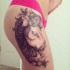 A beautiful watercolor lion tattoo on arm. Traditional Lion Tattoo Design Tattoo Design Ideas