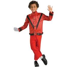 This outfit was featured in his one of the outclass music videos thriller. Michael Jackson Deluxe Thriller Jacket Child Costume Medium Target