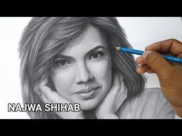 Menggambar Febby Rastanty Pakai Pensil Conte Youtube