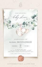 Joy Peanut Baby Shower Invitation Template Editable Etsy Baby Shower Invitation Templates Peanut Baby Shower Elephant Baby Shower Invitations