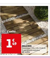 offre dalle bois chez auchan direct
