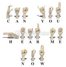 Maybe you would like to learn more about one of these? Can You Hear Me Now In Sign Language Stock Photo C Penywise 6244687 Sign Language For Kids American Sign Language Sign Language