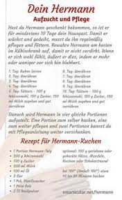 Riechen tut er ganz normal. 53 Hermann Ideen Hermann Teig Hermann Rezept Hermann Kuchen