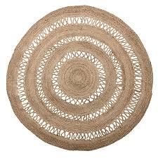 Abweichungen in farbe und design können aufgrund der handgefertigten produkte auftreten. Teppich Jute Rund 182cm Von Bloomingville Erkmann