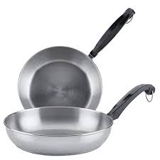 The farberware classic series offers the busy kitchen a timeless stainless steel cookware collection with dishwasher safe convenience. Farberware Classic Sarten Sarten Set 8 Series 10 Utensilios De Cocina De Acero Inoxidable Ebay