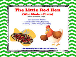 Encourage your young students to work together to lay the cards out in narrative order to tell the story of the little red hen. The Little Red Hen Makes A Pizza Activities To Go With The Book