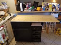 Rolling kitchen island with breakfast bar. Rolling Kitchen Island 4 Steps Instructables
