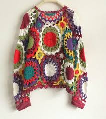 Vintage Handmade Crochet Long Sleeve Top Orgu Tig Isleri Tig Isi Ceket
