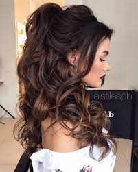 30 Eye Catching Ways To Style Curly And Wavy Ponytails Hair Styles Wedding Hair Down Long Hair Styles