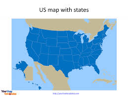 Free Us Map With States Free Powerpoint Templates