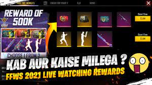 But the garena has started offering huge rewards and diamonds to all players. Free Fire World Series 2021 Finals Viewer Milestone Rewards Get Free Characters Skins And More Firstsportz