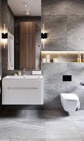 60 Beautiful Gray Bathroom Ideas With Stylish Color Combinations 2020 Part 38 Bathroom Interior Design Bathroom Design Luxury Modern Bathroom