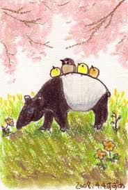 Tapir Illustration Drawing Painting Animal Art Rainforest Animals Tapir