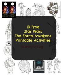 You can use our amazing online tool to color and edit the following star wars jedi coloring pages. 13 Free Star Wars The Force Awakens Printable Activities Theforceawakens Starwars Mrs Kathy King