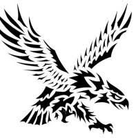 Awesome Tribal Screaming Eagle Tattoo Design Tattooimages Biz