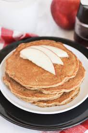 Apple Cinnamon Oat Pancakes Gluten Free Refined Sugar Free Dairy Free Option Mile High Mitts Oat Pancakes Dairy Free Pancakes Healthy Dessert Recipes