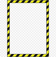 Caution Tape Clip Art Caution Border Png Image With Transparent Background Png Free Png Images Caution Tape Border Clip Art