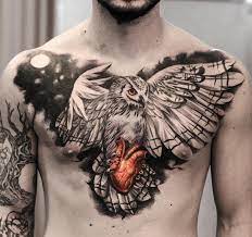 50 Of The Most Beautiful Owl Tattoo Designs And Their Meaning For The Nocturnal Animal In You Kickass Things Cool Chest Tattoos Tattoos Tattoos For Guys