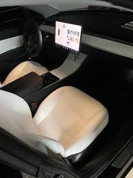 Black Model 3 With White Interior