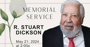 Memorial Service for Stuart Dickson