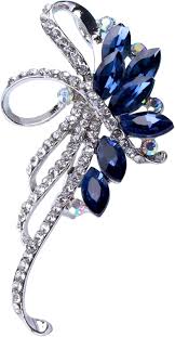 royal blue brooch