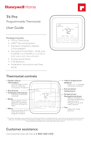Honeywell pro series and 8000 series thermostats come with locking features that prevent people without the code from making adjustments to . Honeywell 135130 135142 User Guide Manualzz