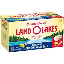 Thus, half of cup of butter weighs 4 ounces, or approximately 137 grams. Land O Lakes Sweet Cream Butter Spread With Olive Oil Sea Salt Half Sticks 8 Ct