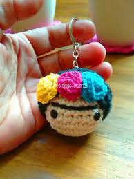 Llavero Frida Al Crochet 288 00 Krose Orgu Projeleri Frida Kahlo