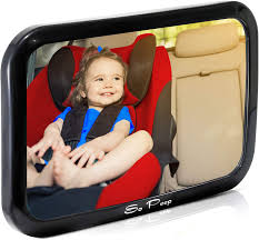 Buy Shatterproof Baby Backseat Mirror For Car View Infant In Rear Facing Car Seat Newborn Safety With Secure Crash Tested Headrest Double Strap Essential Car Seat Accessories Online In Turkey B00lpafq26