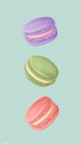 Illustration Of Colorful Macarons On Green Background Free Image By Rawpixel Com Noon In 2020 Colorful Macarons Macarons Free Illustrations