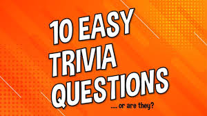 We send trivia questions and personality tests every week to your inbox. 10 Easy Trivia Questions Or Are They Youtube