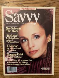 Savvy'' 1979, Vol. 1, # 1, First Premier Issue magazine