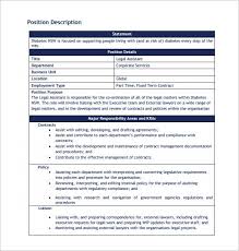 The listing manager (listing to contract tasks), 2. Legal Assistant Job Description Template 11 Free Word Pdf Format Download Free Premium Templates