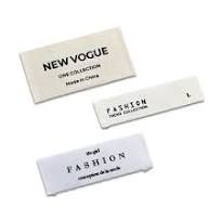Satin Screen Printing Garment Washing Care Labels Clothing Printed Satin  Labels Wholesale Custom Silk Heat Transfer