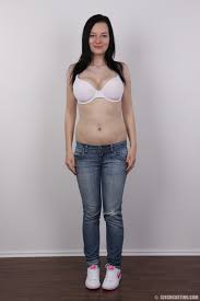 Real czech busty brunette at the casting 22 min. Busty Brunette Jana Poses Naked At Czech Casting