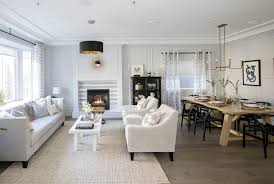 Living room windows drapery fabric the 100 it is finished design. Jillian Harris Transforms A Cramped Main Floor Into A Stylish Entertaining Haven