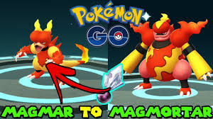 evolving perfect 100iv magmar to magmortar in pokemon go