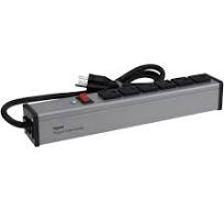 6 Outlets, 120 Volts, 15 Amps, 6' Cord, Power Outlet Strip