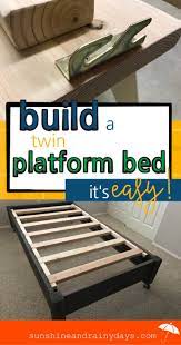 It is also advisable to review the getting started section. How To Build A Twin Platform Bed Sunshine And Rainy Days