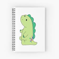 He has a cousin called cousin derp and is a pretty popular squishy among fans. Moriah Elizabeth Pickle The Dinosaur Art Print By Gnoga Redbubble