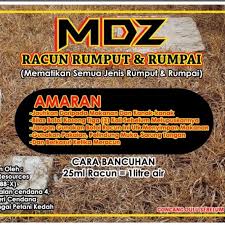 Elak meracun musim hujan kerana mungkin tak berkesan kerana dibasahi air hujan. Mdz Racun Rumput Rumpai Herbicide Racun Rumput Lazada