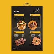 Pembuat menu restoran dari canva ini membantu anda mengubah beberapa foto makanan dan kalimat persuasif menjadi menu restoran. Menu Images Free Vectors Stock Photos Psd