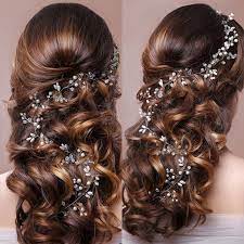 So before you decide which hairstyle to wear for your wedding day, take a look at these creative and unique wedding hairstyles. Western Wedding Jewelry Headdress For Handmade Bride Wedding Hair Accessories Crown Floral Crystal Pearl Hair Ornaments Hair Jewelry Aliexpress