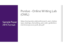 You may also visit our additional resources page for more examples of apa papers. Apa Style 6 Th Edition The Basics University